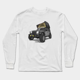 Jeep Wrangler Camp Time - Jeep Grey Long Sleeve T-Shirt